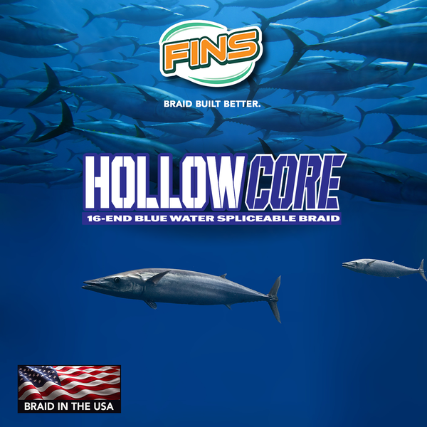 FINS Hollow Core Fishing Braid