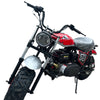 TrailMaster Hurricane 200PRO Mini Bike, 196cc 6.5hp with Electric Start, Torque Converter, Dual Disc Brakes, Front & Rear Suspension, LED Headlight