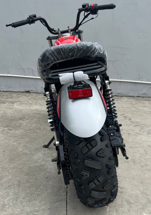 TrailMaster Hurricane 200PRO Mini Bike, 196cc 6.5hp with Electric Start, Torque Converter, Dual Disc Brakes, Front & Rear Suspension, LED Headlight