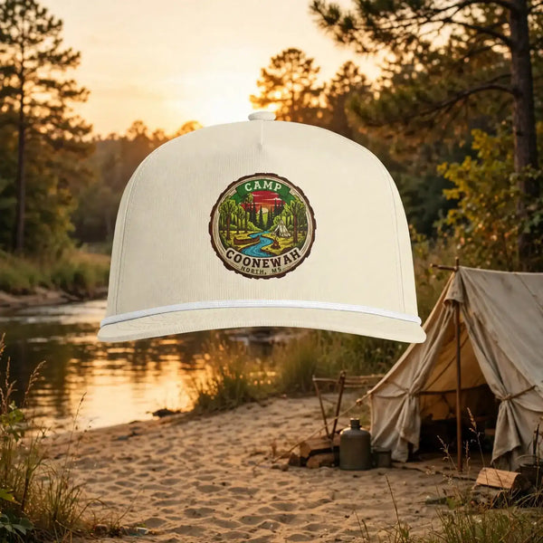 Camp Coonewah Sunwashed Rope Trucker Hat | Clear Water Trading Co.