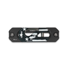 American Flag Black Edition Aluminum Recessed Winch Shackle with Fairlead. (LIFE TIME WARRANTY*)
