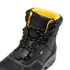 ROCKROOSTER Woodland Black 6 inch Waterproof Composite Toe Leather Work Boots AK663