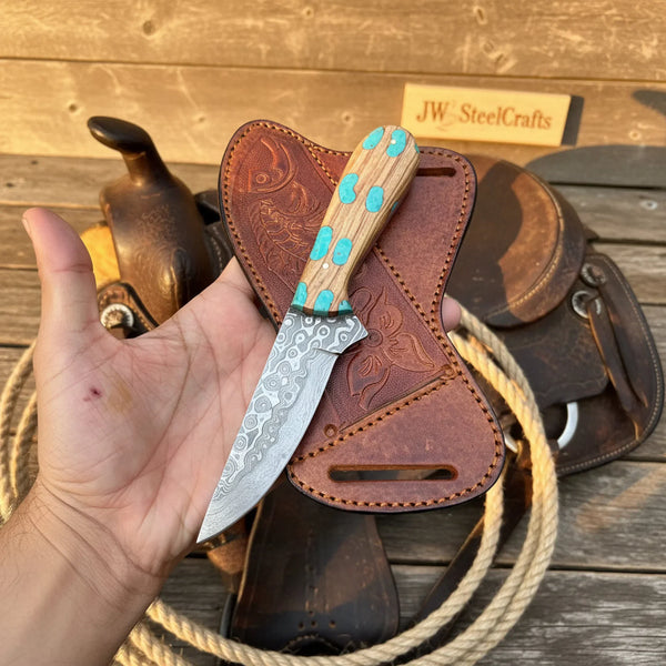 Turquoise Trail Bowie Knife 10