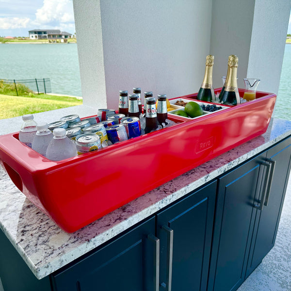 REVO Party Barge Cooler™ | Cherry Red