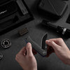 The Pathfinder Folding Pocket Knife Giftset for Men and Women (Black and Blue)
