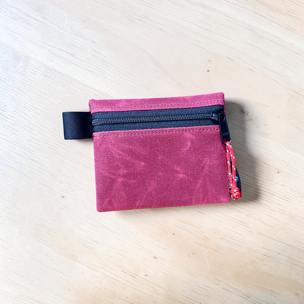 Waxed Canvas Zip Pouches, Classic EDC Wallets & Bushcraft Organizers Bult to Last