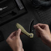 The Vector Folding Pocket Knife Giftset for Men and Women (Green and Black)