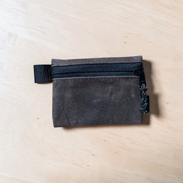 Waxed Canvas Zip Pouches, Classic EDC Wallets & Bushcraft Organizers Bult to Last