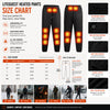 LITEGUEST 14-Zone USB Heated Pants | Soft Cotton Winter Warmth