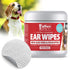 Jeffers Dog Ear Cleaning Wipes, 100 Count