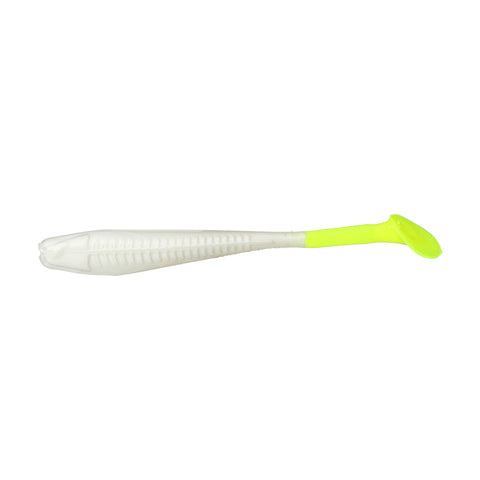4" Pearl/Limetreuse With Built-In Tail Rattle