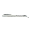 4" White Ice With Built-In Tail Rattle