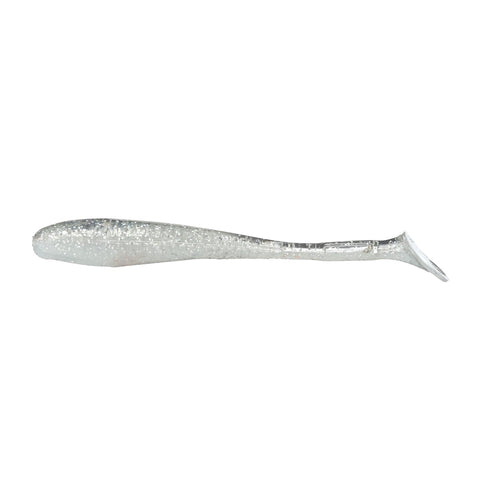 4" White Ice With Built-In Tail Rattle