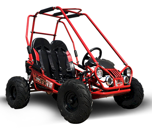 TrailMaster MINI XRX+ Kids Go Kart, 5.5hp Gas Engine with Electric Start, Remote Start/Kill, Ages 4-9