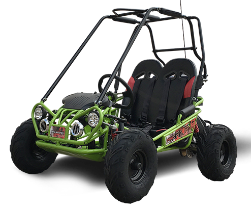 TrailMaster MINI XRX+ Kids Go Kart, 5.5hp Gas Engine with Electric Start, Remote Start/Kill, Ages 4-9