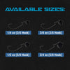 Reaction Tackle Lead Swing Football Jigs - 5-PACK
