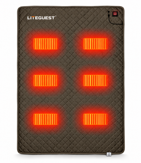 LITEGUEST 6-Zone Heated Tent Floor Mat | Large USB Heated Camping Mat