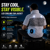 LITEGUEST LED Cooling Fan Jacket | Night Visibility & Active Cooling