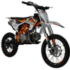 TrailMaster LK125 Pro Series Dirt Bike, Electric Start, 4-Speed Manual, Dual Disc Brakes, (17/14) Wheels
