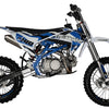 TrailMaster LK140 Pro Series Dirt Bike, Electric Start, 4-Speed Manual, Dual Disc Brakes, (17/14) Wheels