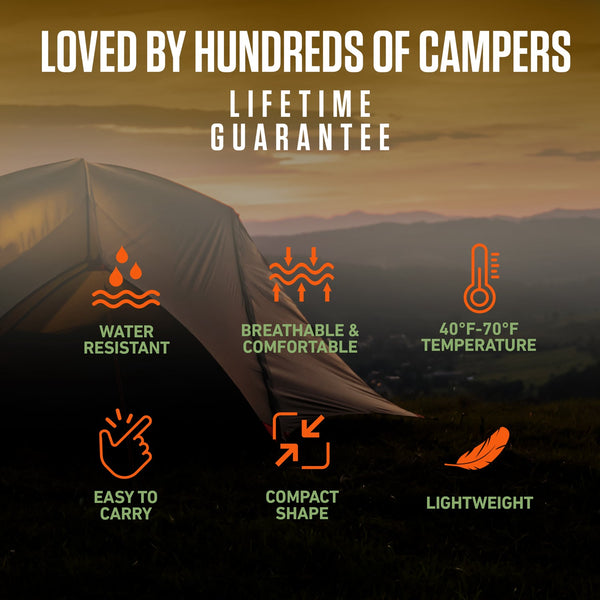 XXL Sleeping Bag for Big and Tall Campers