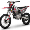 TrailMaster LX250 Dirt Bike, 6-Speed Manual, Dual Disc Brakes, Electric Start with Kick backup, (21/18) Wheels