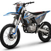 TrailMaster LX250 Dirt Bike, 6-Speed Manual, Dual Disc Brakes, Electric Start with Kick backup, (21/18) Wheels