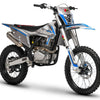 TrailMaster LX250 Dirt Bike, 6-Speed Manual, Dual Disc Brakes, Electric Start with Kick backup, (21/18) Wheels