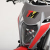 TrailMaster LX250 Dirt Bike, 6-Speed Manual, Dual Disc Brakes, Electric Start with Kick backup, (21/18) Wheels