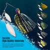 Reaction Tackle Lead Double Willow Blade Spinnerbait Jigs (3-Pack)