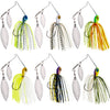 Reaction Tackle Lead Double Willow Blade Spinnerbait Jigs (3-Pack)