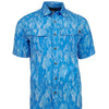 Men's Geo Camo UV Vented Fishing Shirt