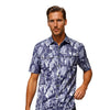 Men's Geo Camo UV Vented Fishing Shirt