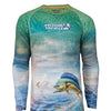 Men's Bull Dolphin L/S UV Fishing Shirt