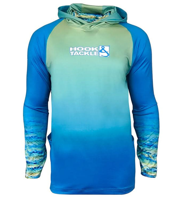 Men's Mahi Camo UV Fishing Hoodie Gaiter