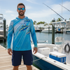 Men's Tuna Abyss UV Fishing Hoodie Gaiter