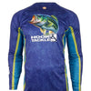 Men's Bass Camo L/S UV Fishing Shirt