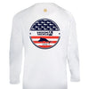 Men's Fins & Stripes L/S UV Fishing Shirt