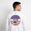 Men's Fins & Stripes L/S UV Fishing Shirt