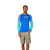 Men's Gradient Waves L/S UV Fishing Shirt