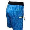 Men's Fish Scales Stretch Fishing Boardshort