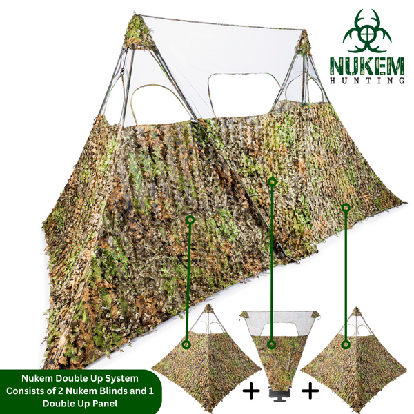 Nukem Double Up System - Mossy Oak Greenleaf 3D Leafy