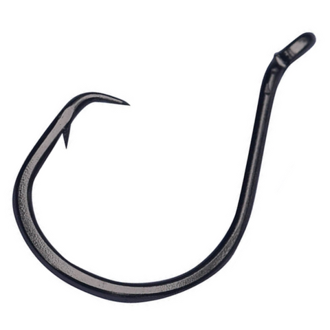 Reaction Tackle Heavyweight Catfish Circle Hooks - Offset Octopus Hooks (25 Pack) - New