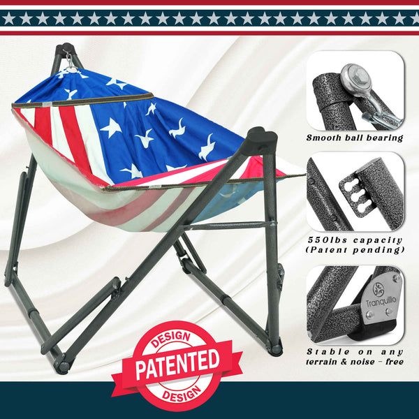 Uniki Canvas Hammock with Stand