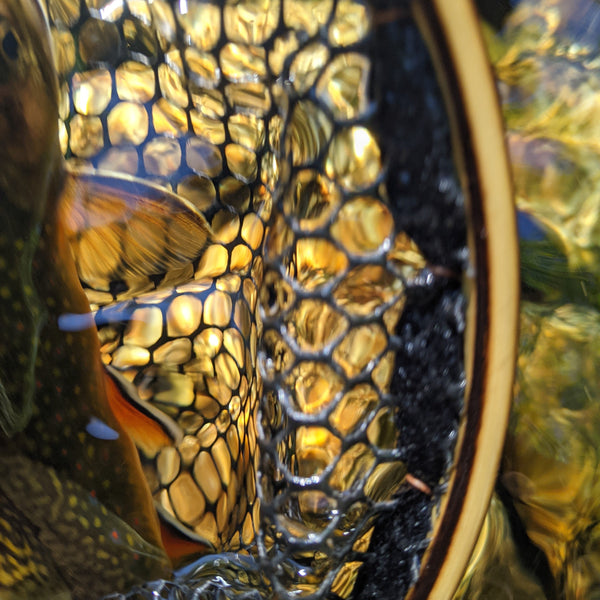 Blue Line - Bamboo Fly Fishing Landing Net/Hand Net
