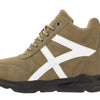 CALTO - S22782 - 3.6 Inches Taller (Khaki/White) - Hiking Style Boots
