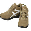 CALTO - S22782 - 3.6 Inches Taller (Khaki/White) - Hiking Style Boots
