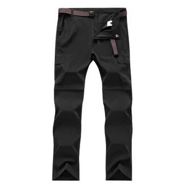 New Mens Quick Dry Hiking Pants Outdoor Removable Summer UV Protection Breathable Camping Trekking Fishing Trousers