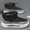 Men's Winter Velvet Ankle Boots, Warm Stylish Winter Shoes