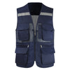 Breathable Mesh Fishing Vest with Multiple Pockets